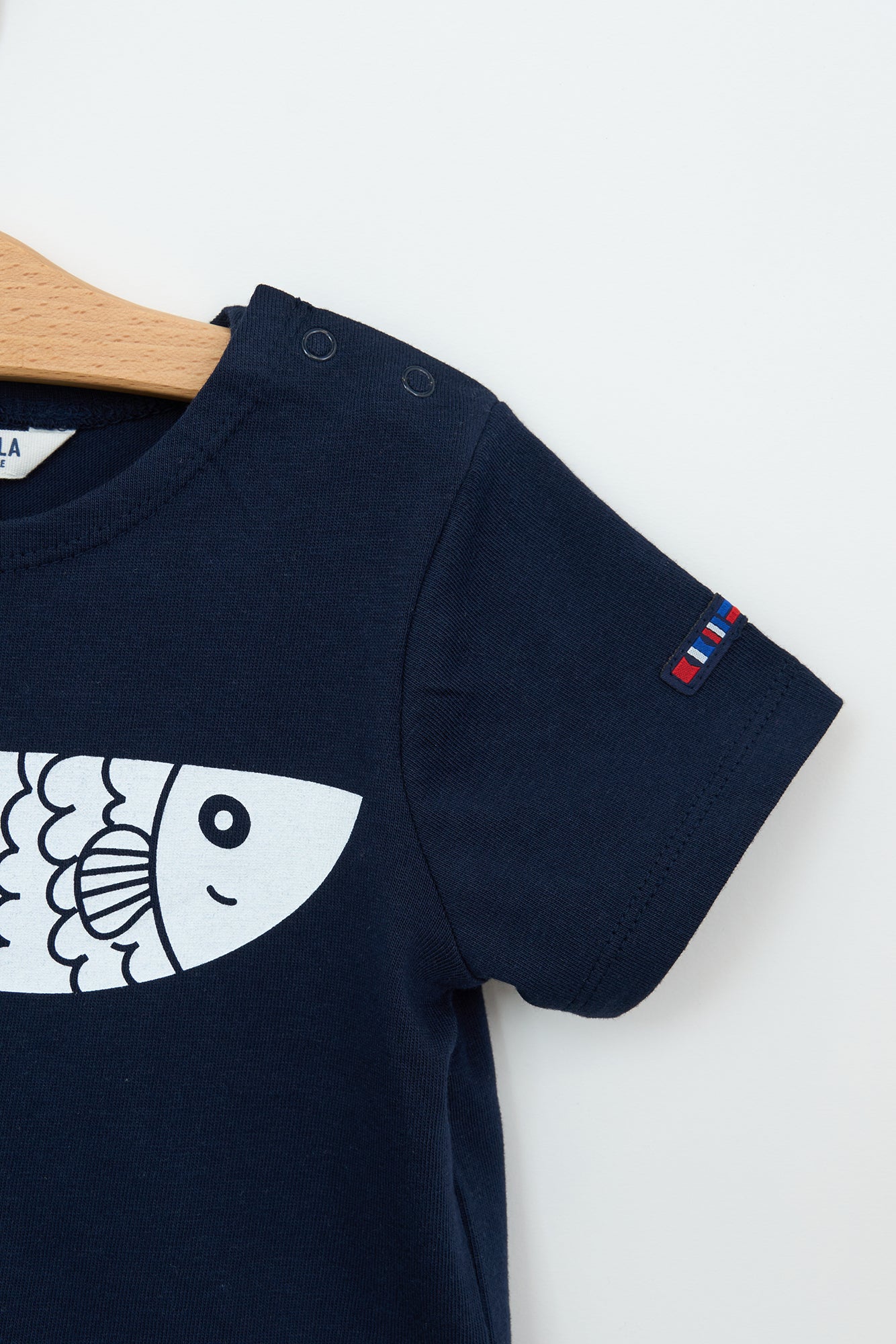 T-shirt bébé imprimé poisson OEKO-TEX®