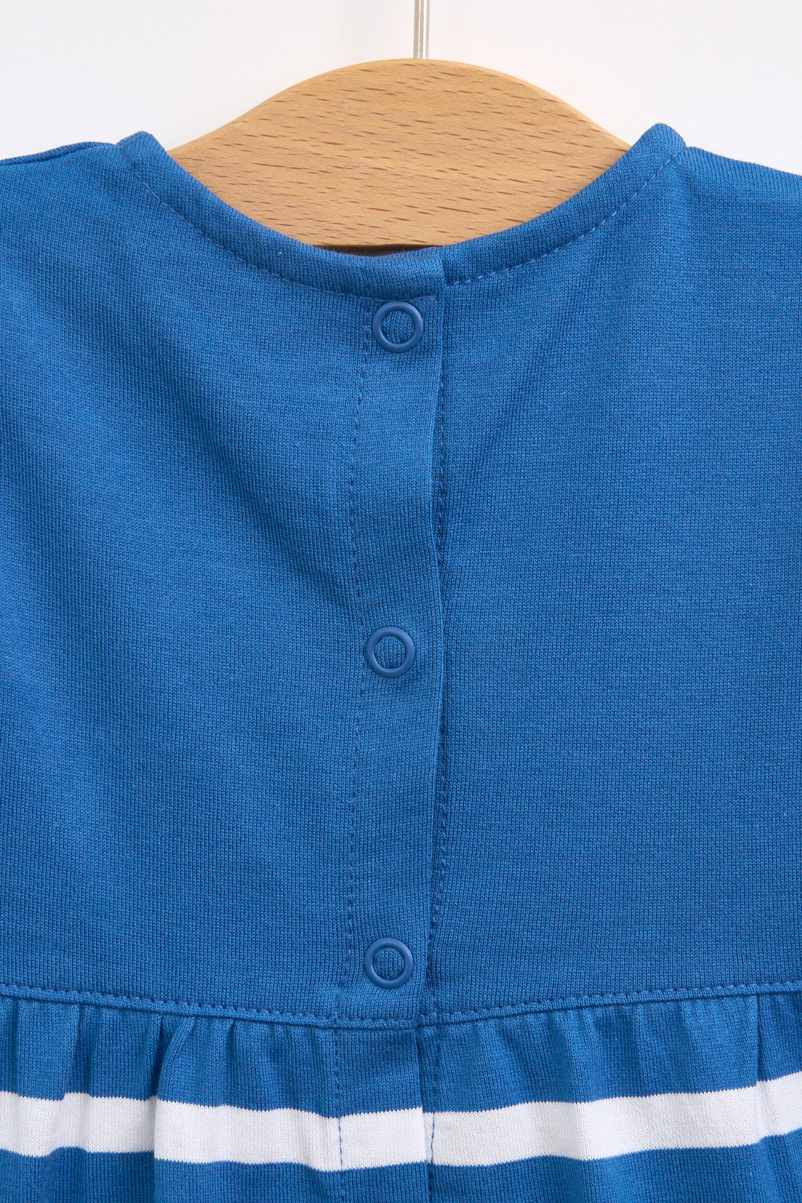 Robe bébé avec crabe et jupe rayée