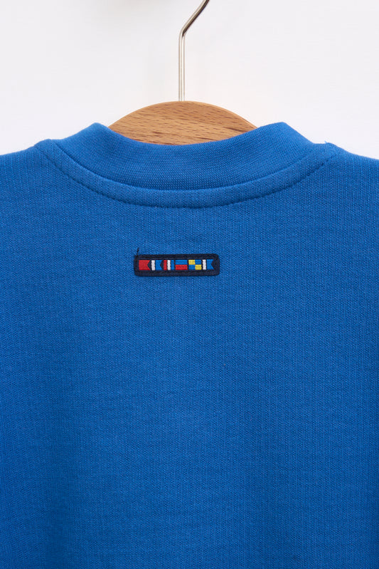 Baby ribbed cotton bomber jacket