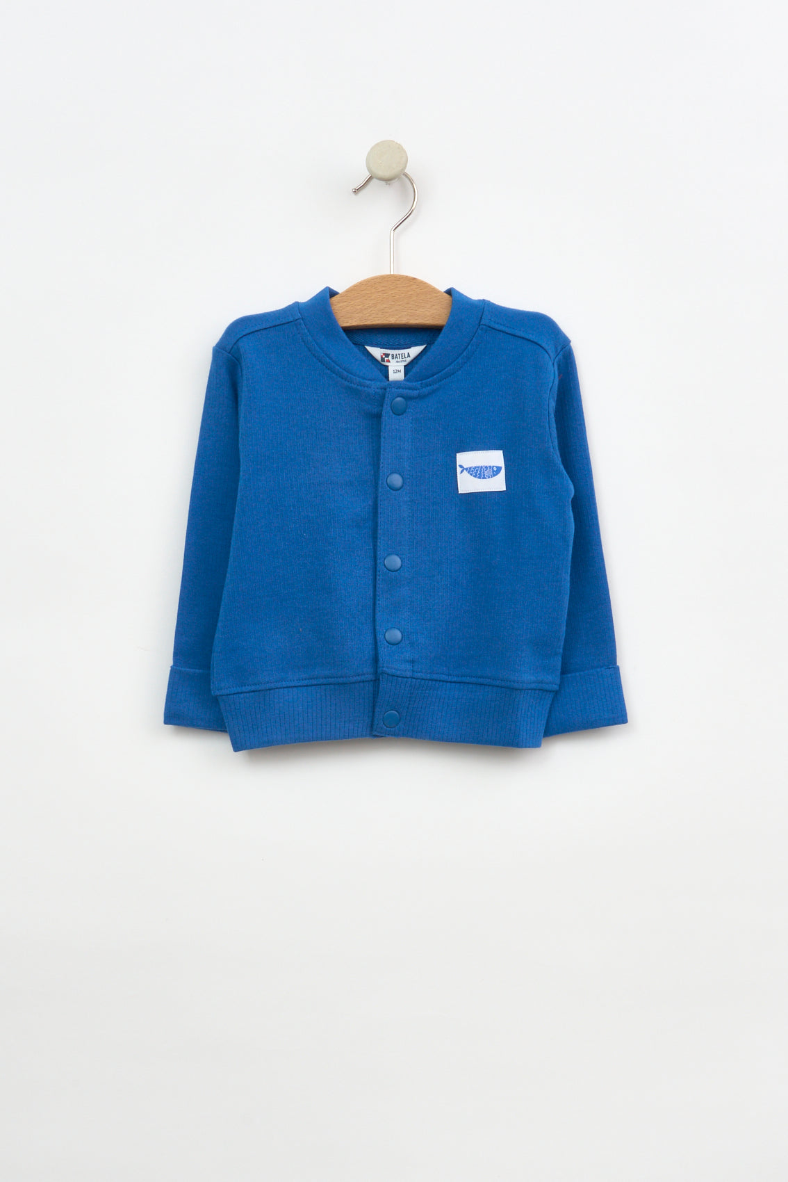 Veste de type bomber en coton côtelé pour bébé