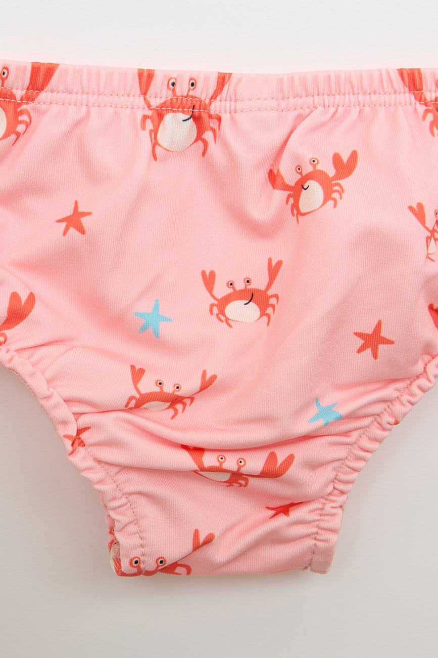 Long-sleeved baby beach set and briefs UVB50