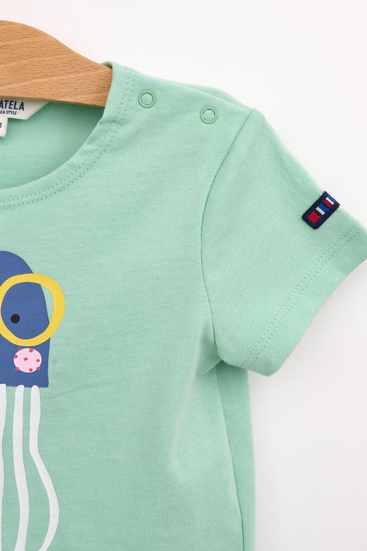 Baby jellyfish glasses t-shirt
