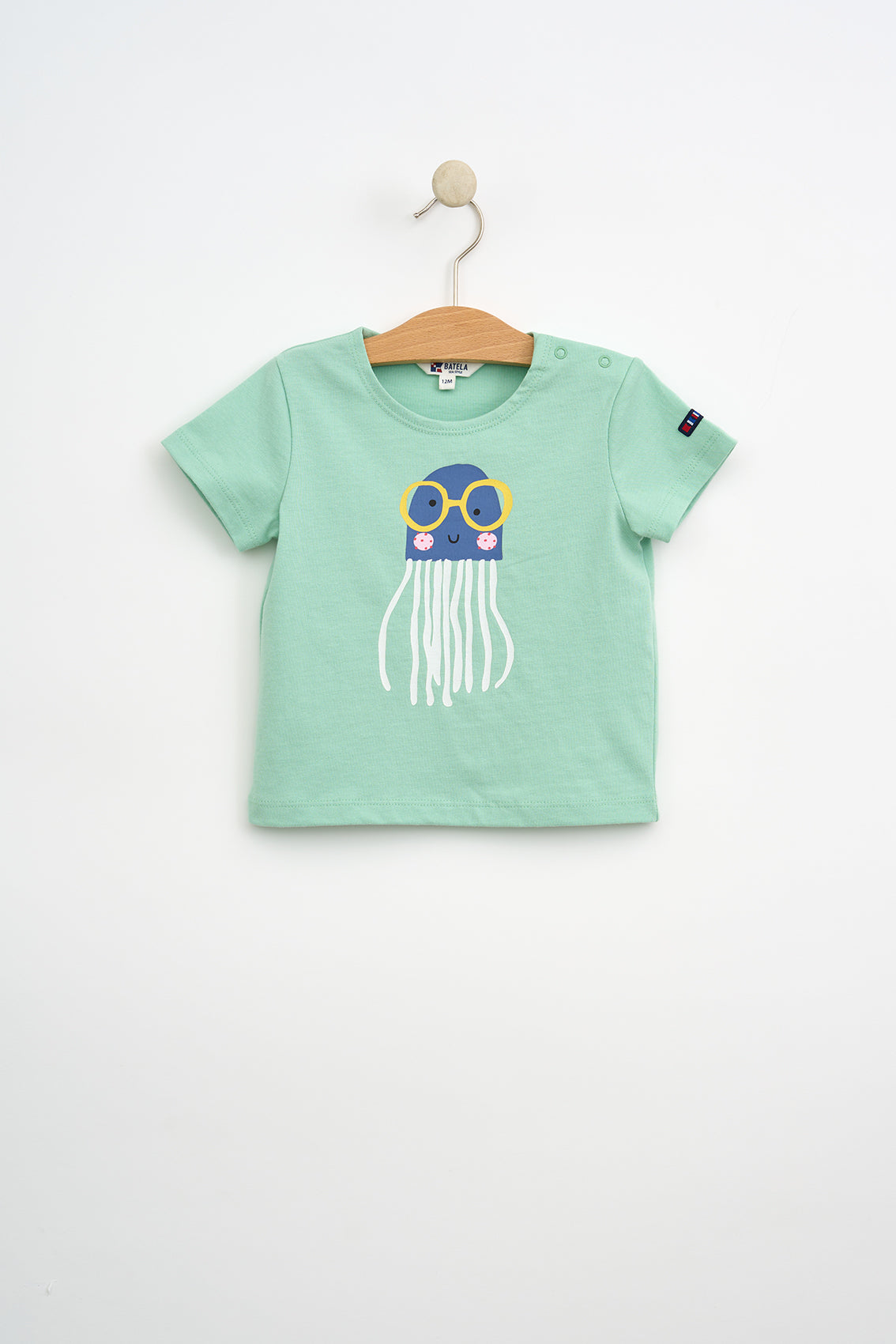 Camiseta bebé medusa gafas