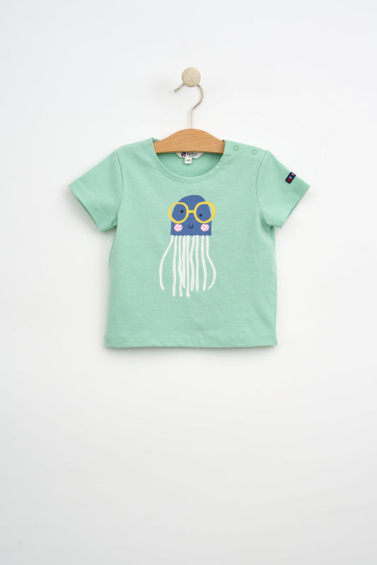 Baby jellyfish glasses t-shirt