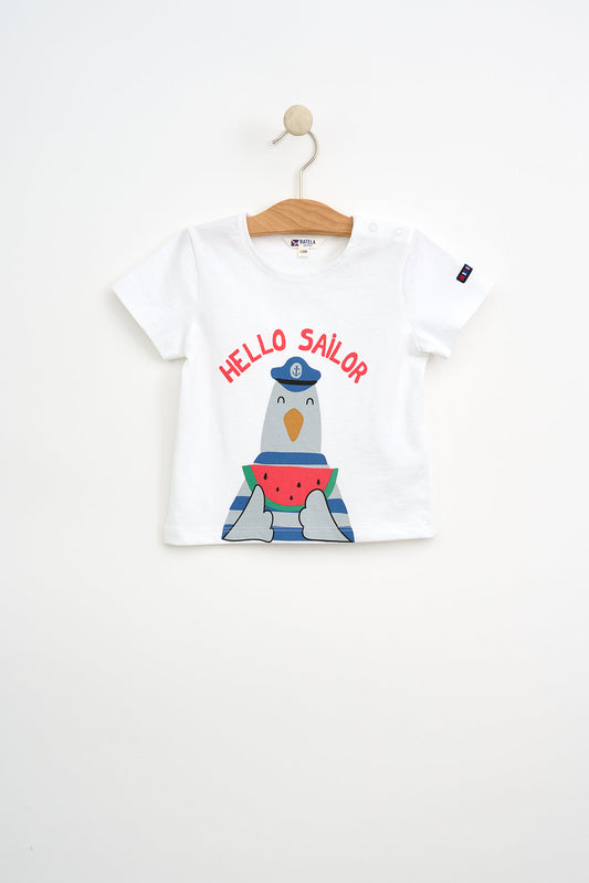 Seagull watermelon baby t-shirt