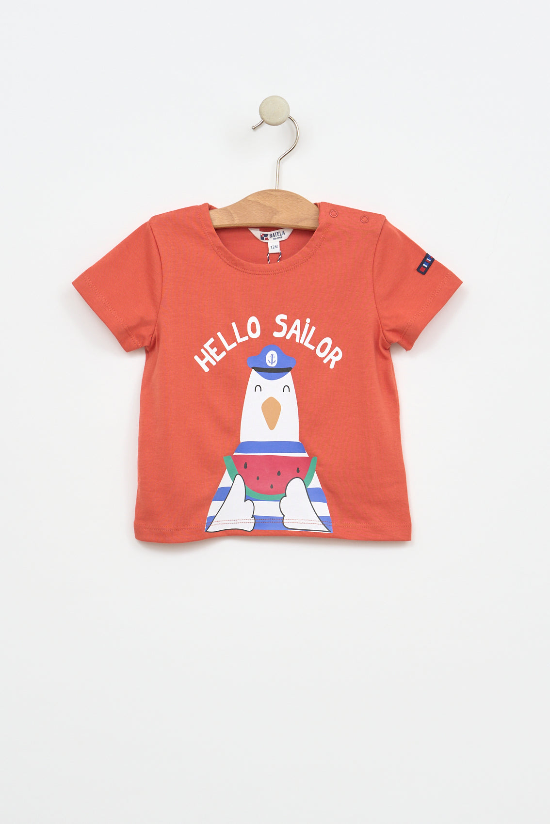 Seagull watermelon baby t-shirt