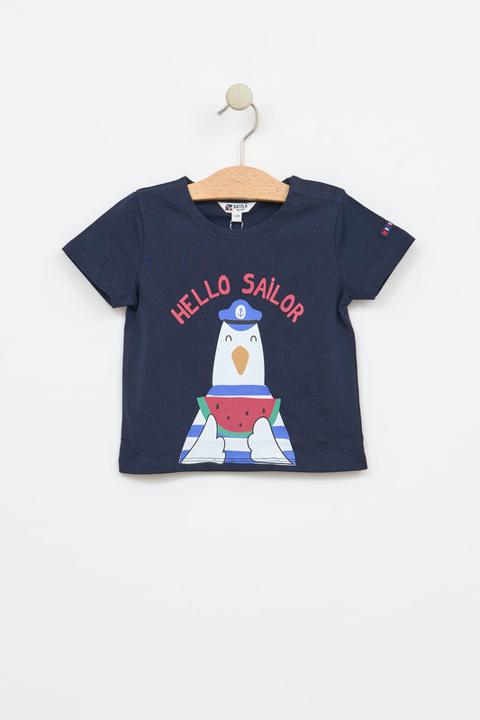 Seagull watermelon baby t-shirt