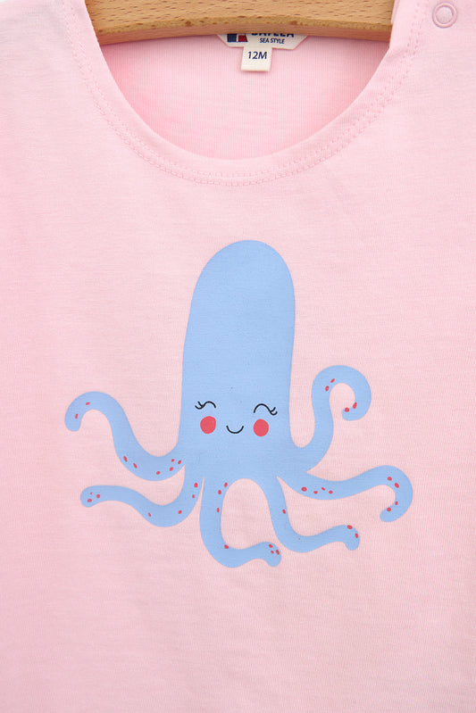 Octopus baby t-shirt