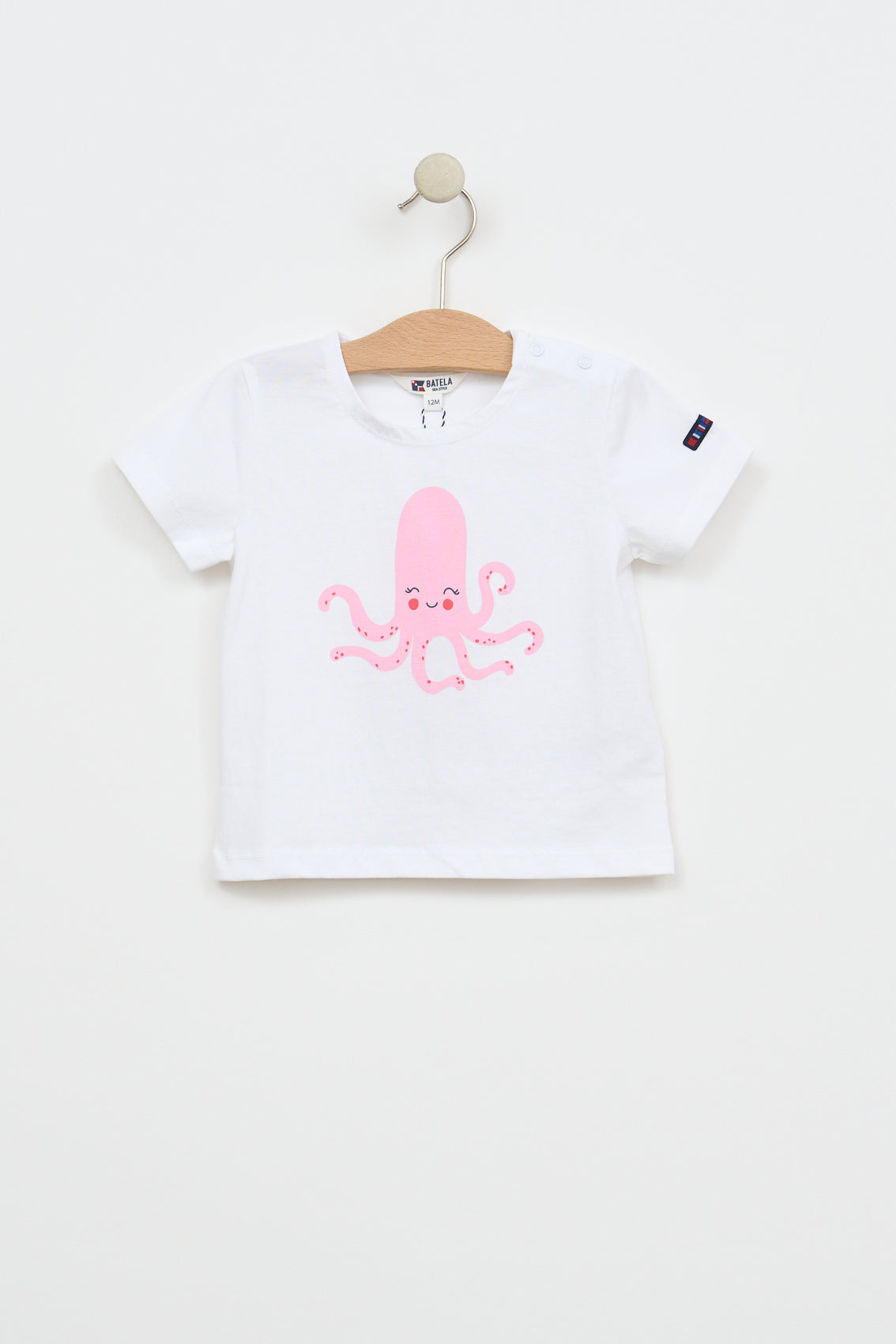 Camiseta bebé pulpo