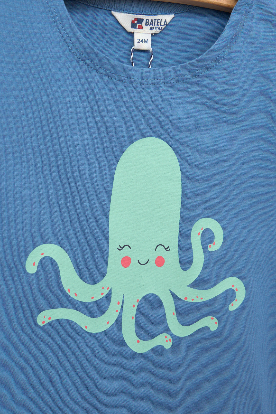 Camiseta bebé pulpo