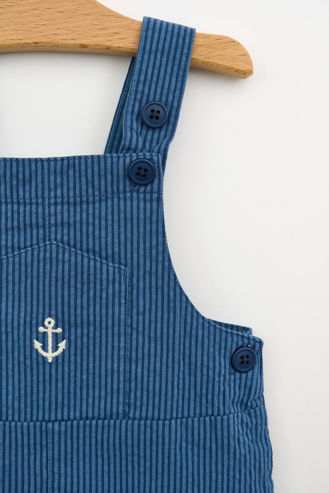 Salopette bébé seersucker