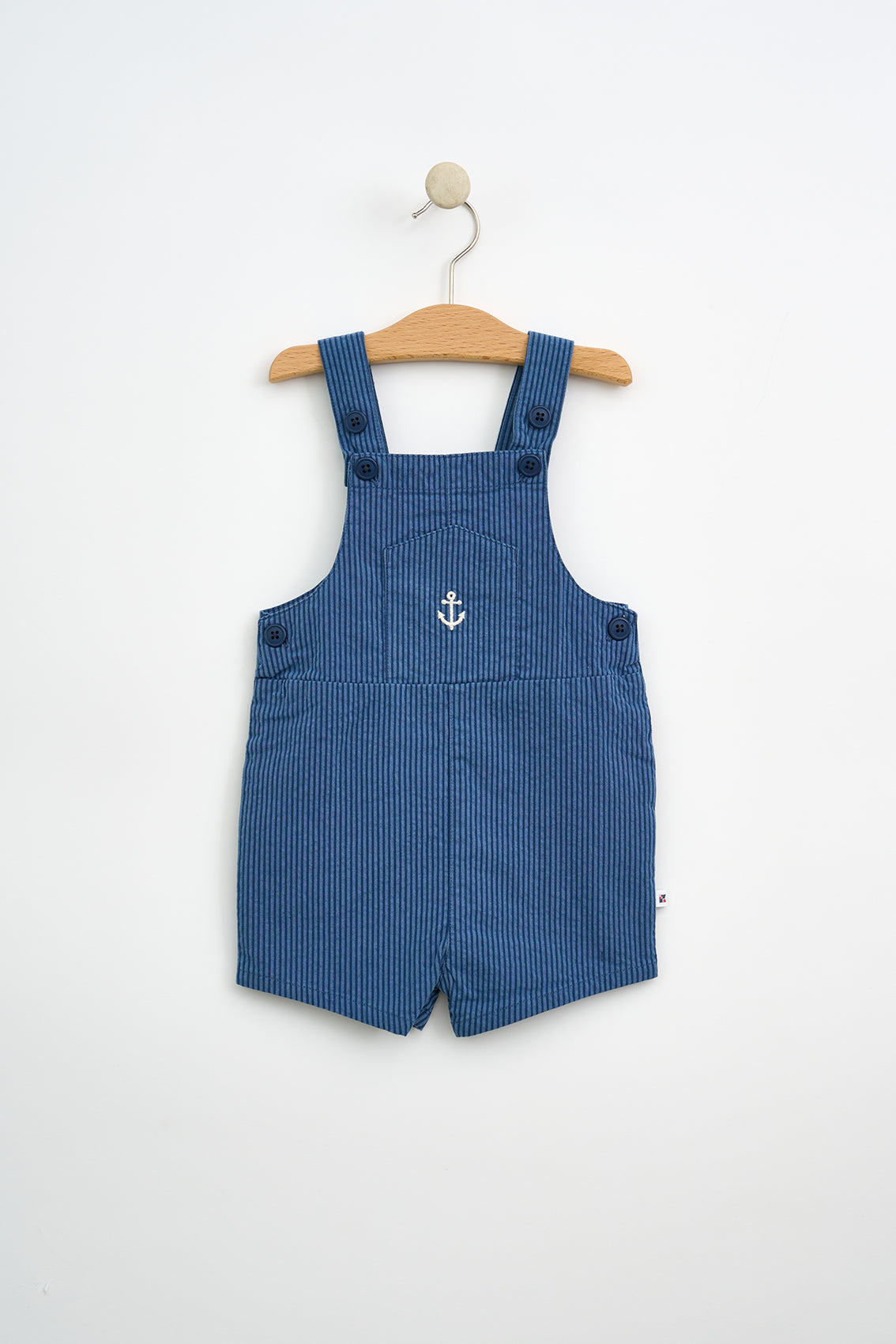 Salopette bébé seersucker