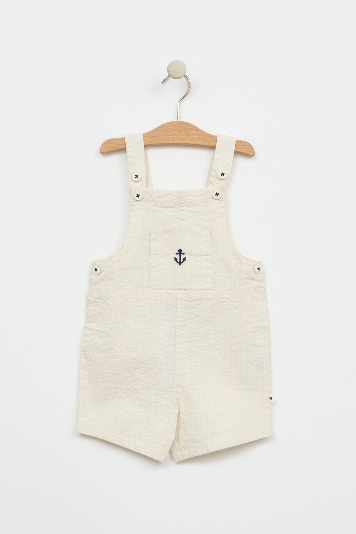 Salopette bébé seersucker