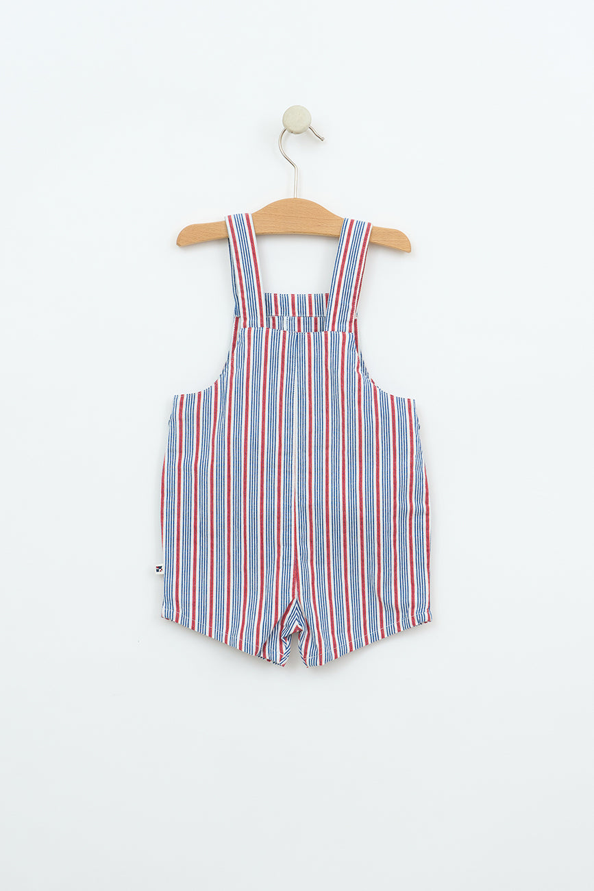 Salopette bébé seersucker