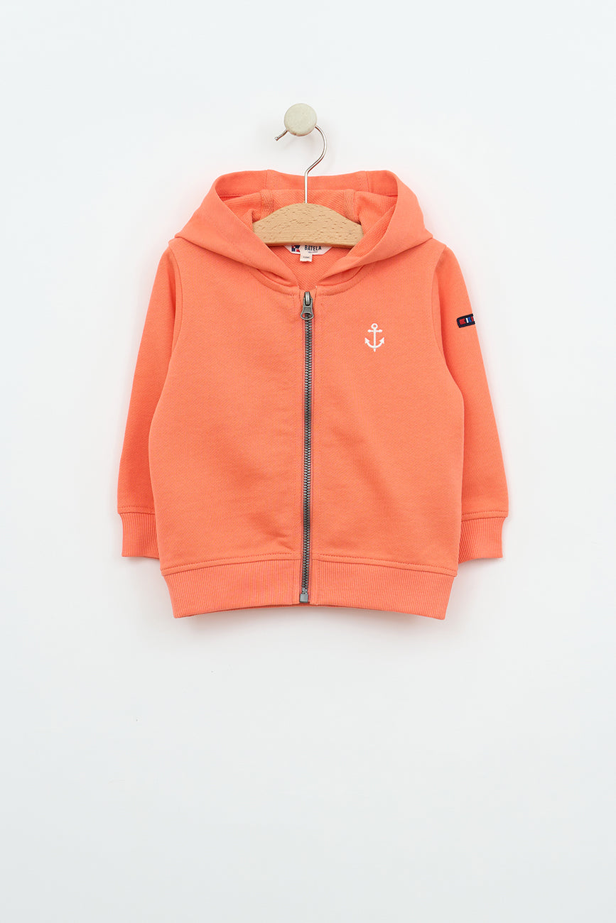 Veste à capuche en coton