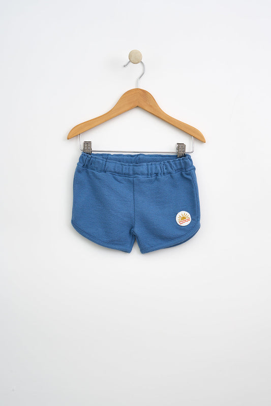 Baby shorts with sun patch