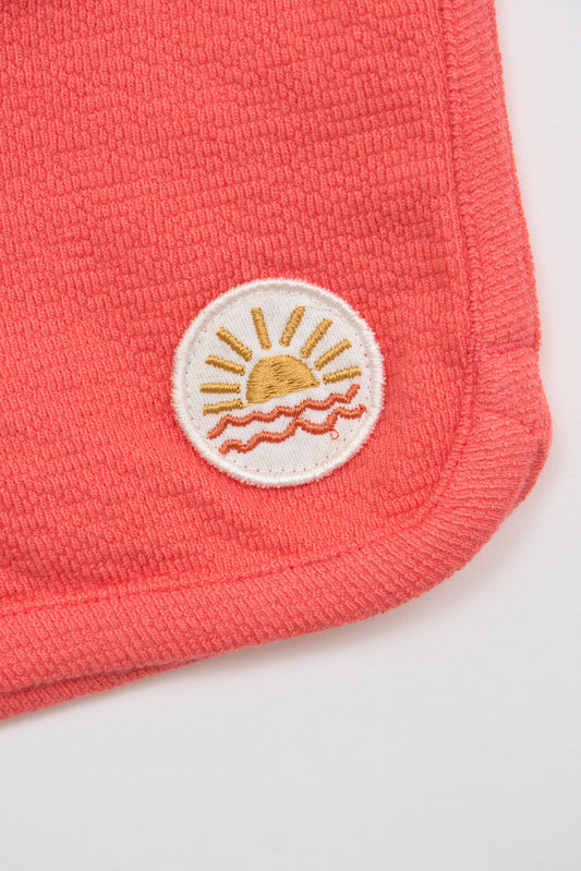 Baby shorts with sun patch