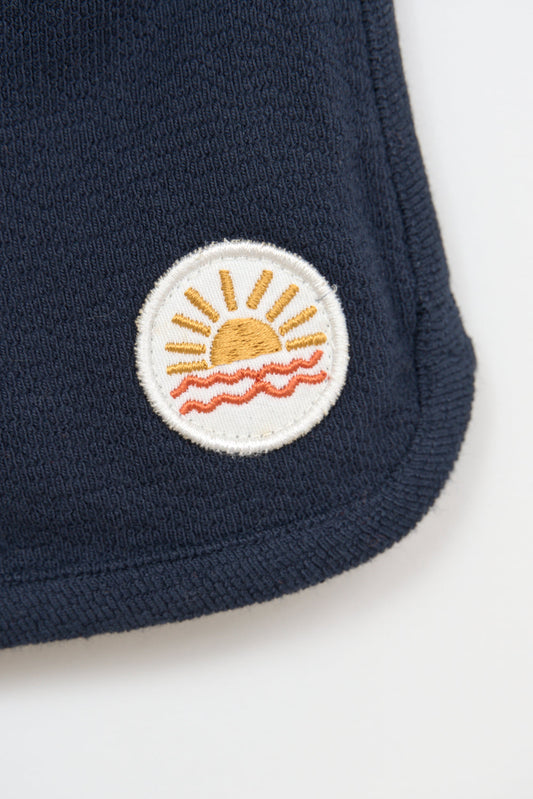 Baby shorts with sun patch