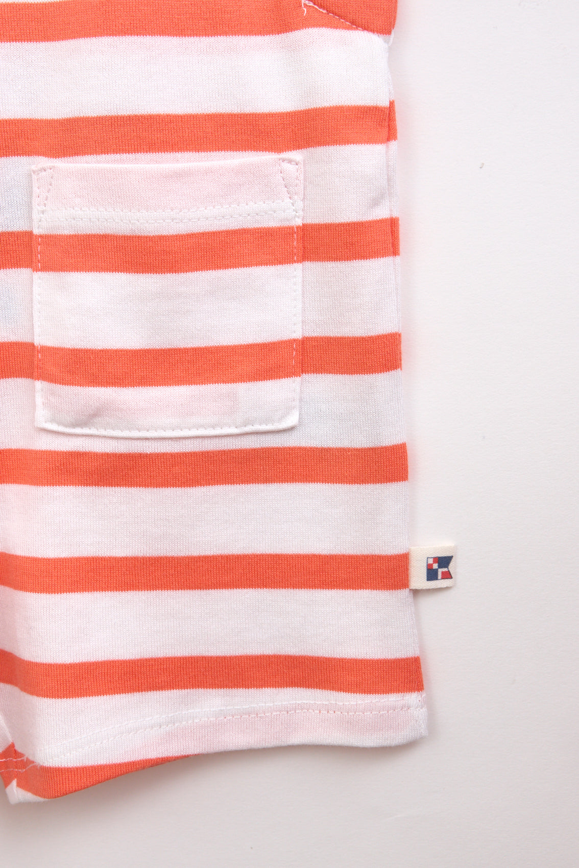 Baby dungarees with nautical details