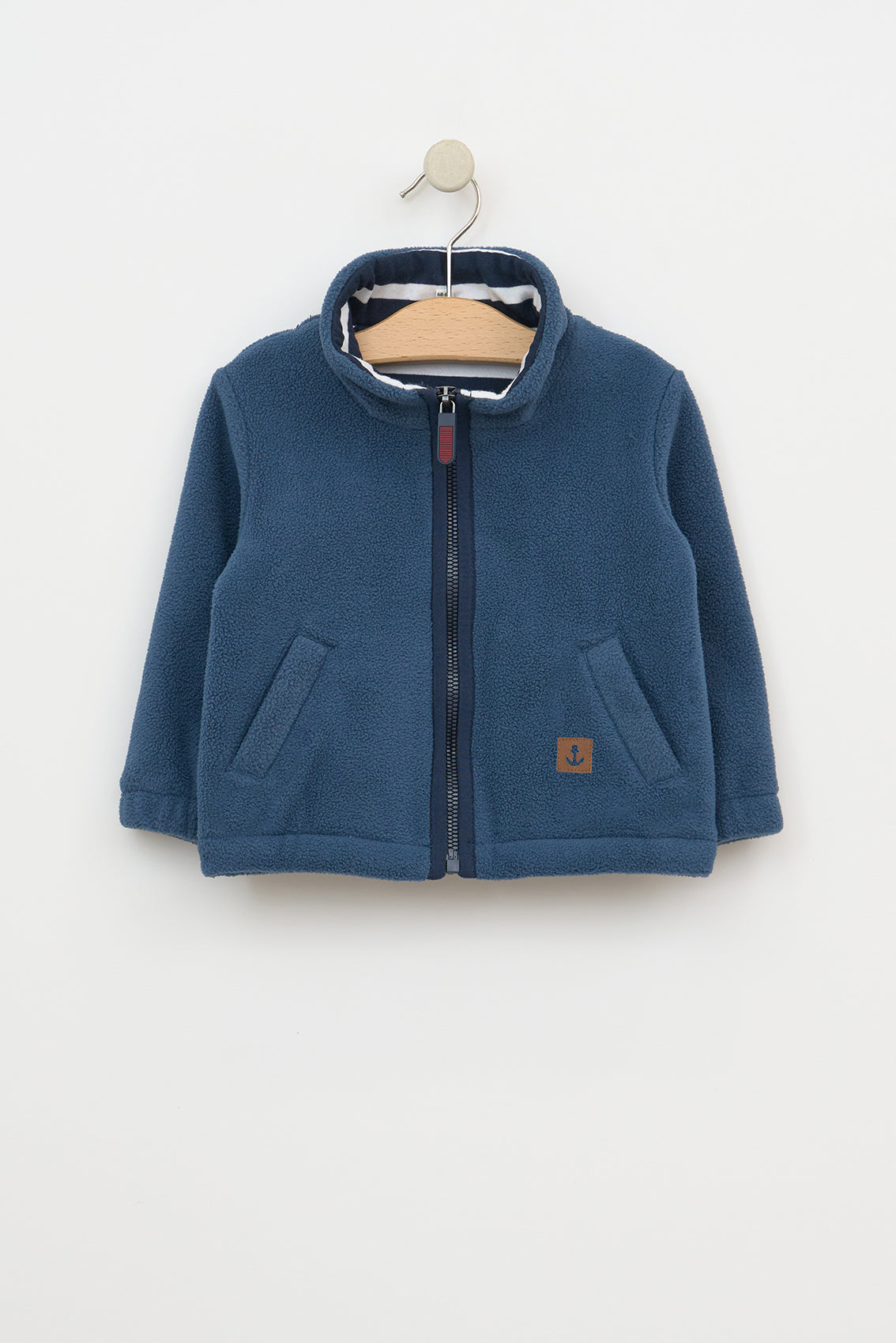 Veste en polaire à col montant