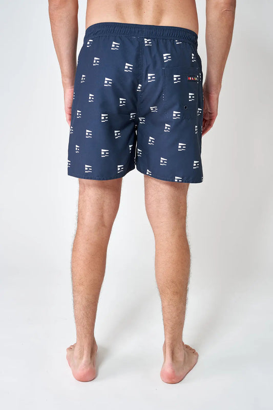 Bañador corto estampado