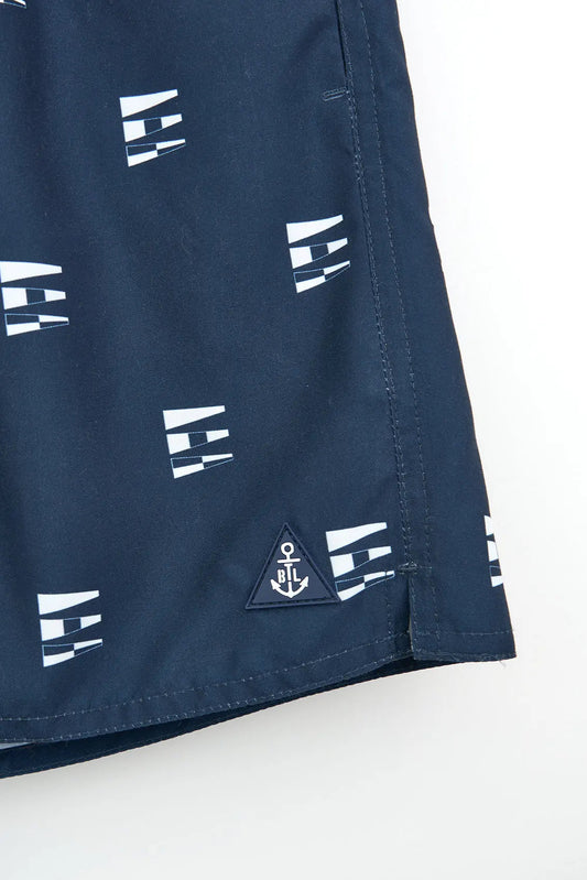 Bañador corto estampado