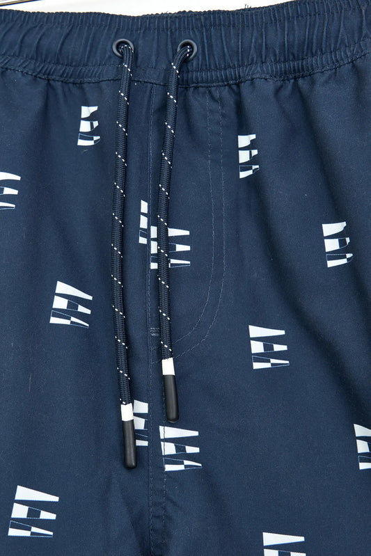 Bañador corto estampado