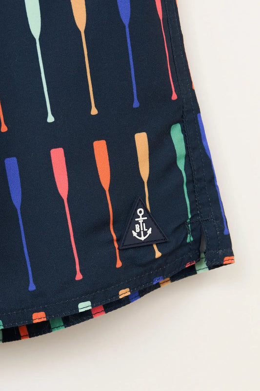 Bañador corto estampado