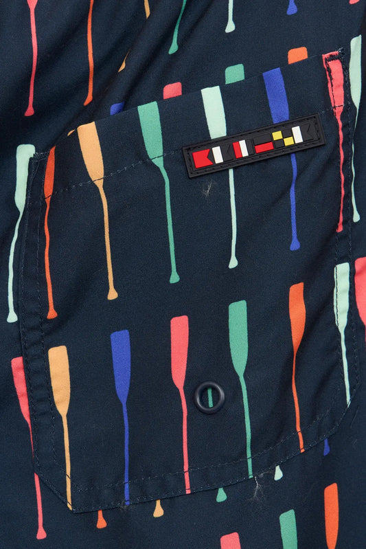 Bañador corto estampado