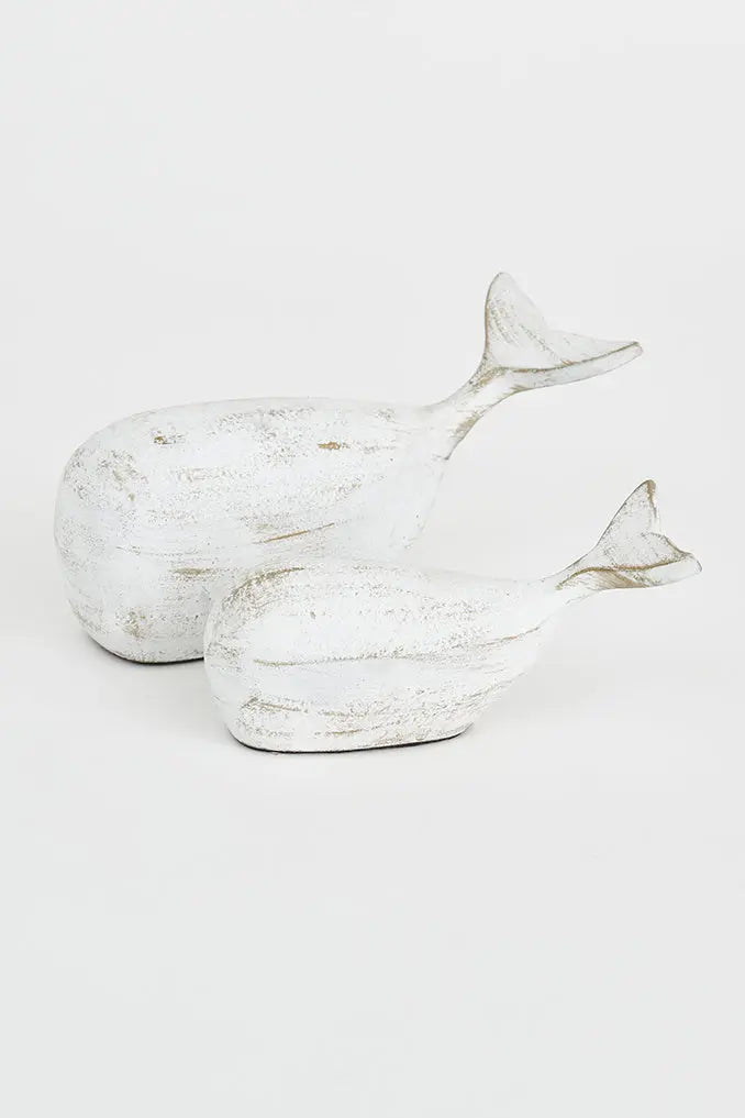 Ballena blanca en aluminio pequeña Batela Deco 2024