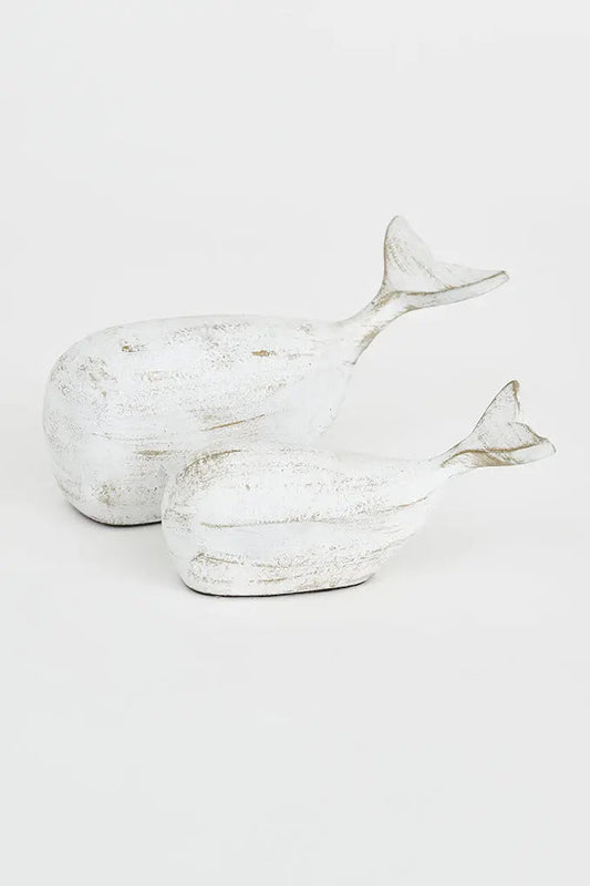 Ballena blanca en aluminio pequeña Batela Deco 2024