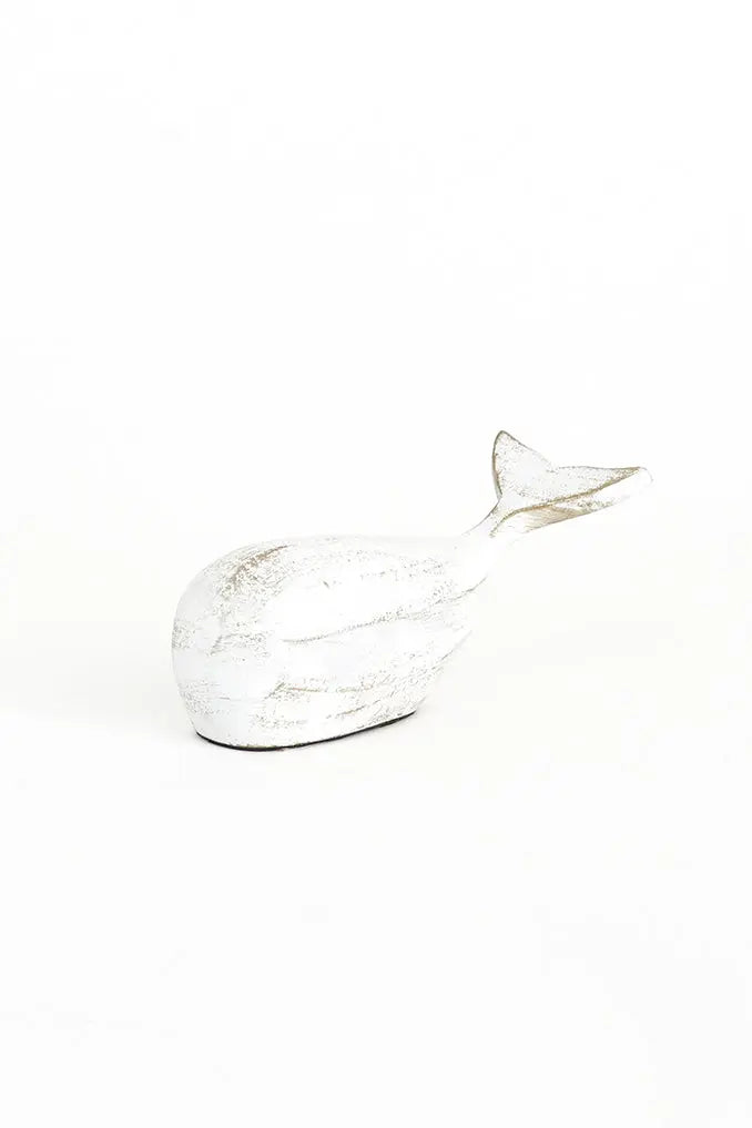 Ballena blanca en aluminio pequeña Batela Deco 2024