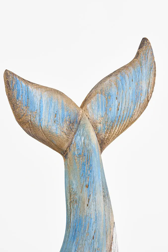 Ballena de madera decorativa de pared grande Batela Deco 2024