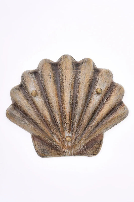 Bandeja de hojalata con forma de concha