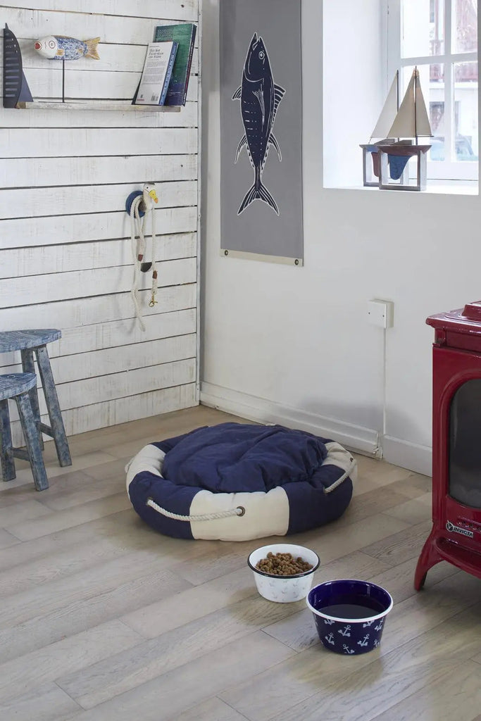 Bol de metal esmaltado para mascota - D6969 Decoración Náutica Batela