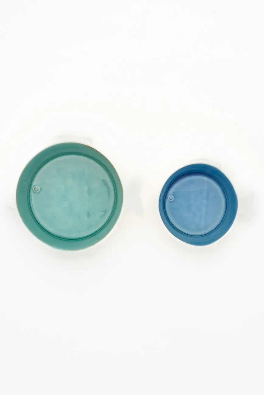 Bol en porcelana con forma de pez verde-BATELA