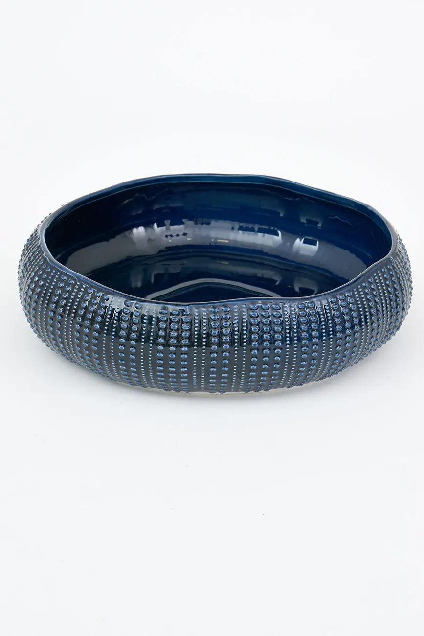 Bol erizo de mar en cerámica grande