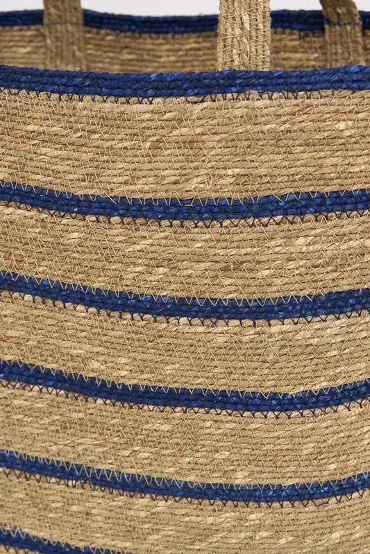 Bolso de yute a rayas - BATELA