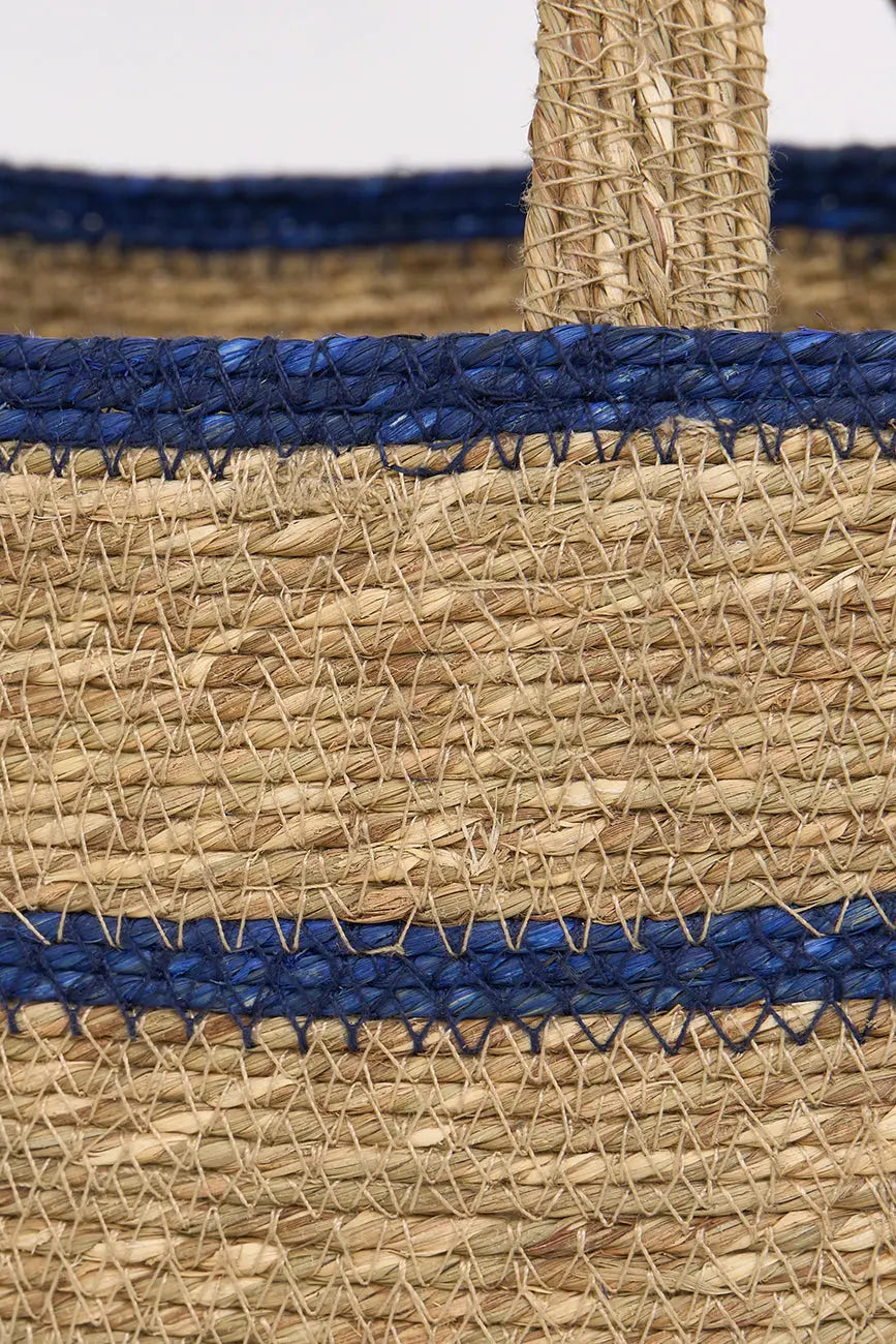 Bolso de yute a rayas - BATELA