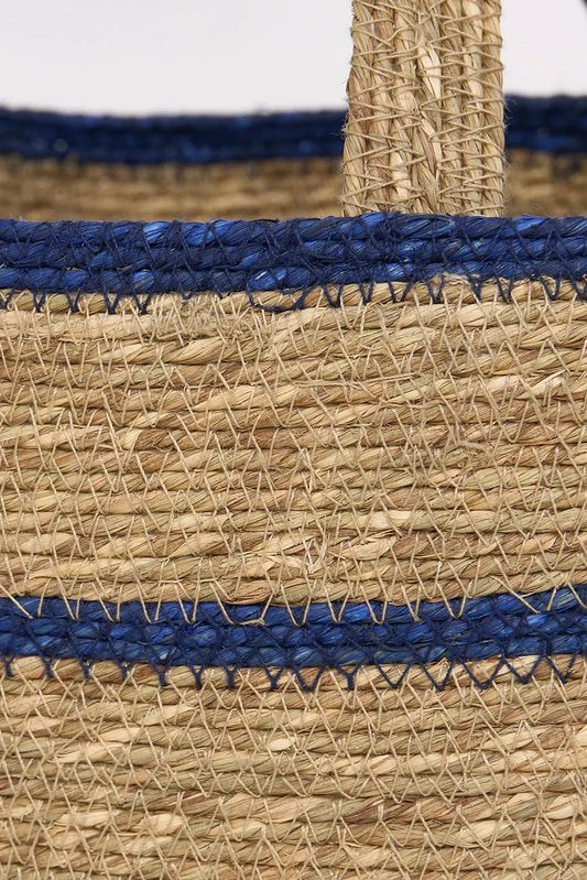 Bolso de yute a rayas - BATELA