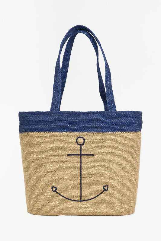 Bolso de yute con ancla - BATELA