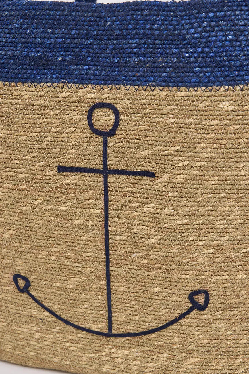 Bolso de yute con ancla - BATELA