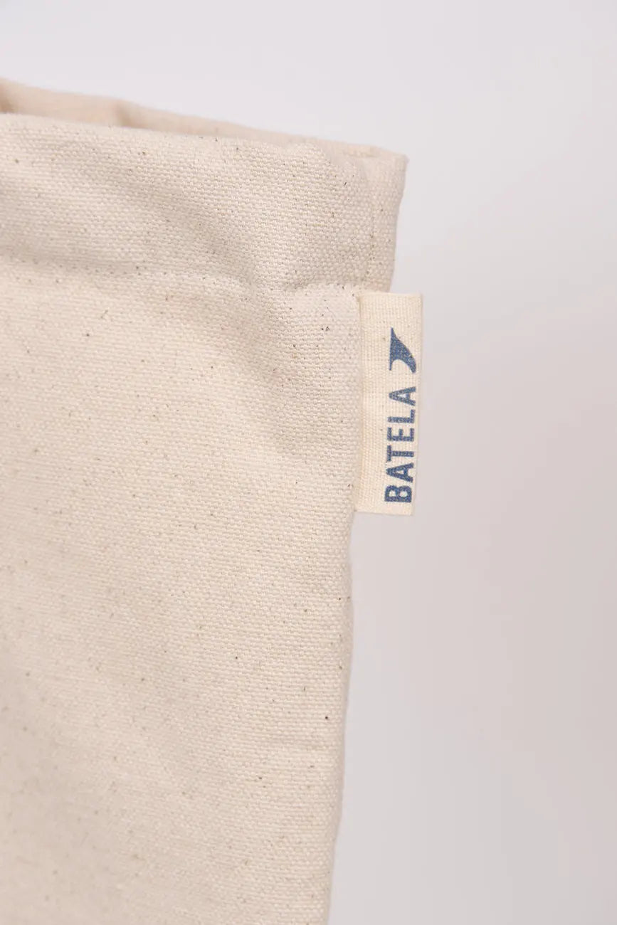 Bolso en algodón canvas motivos sol y olas - Batela