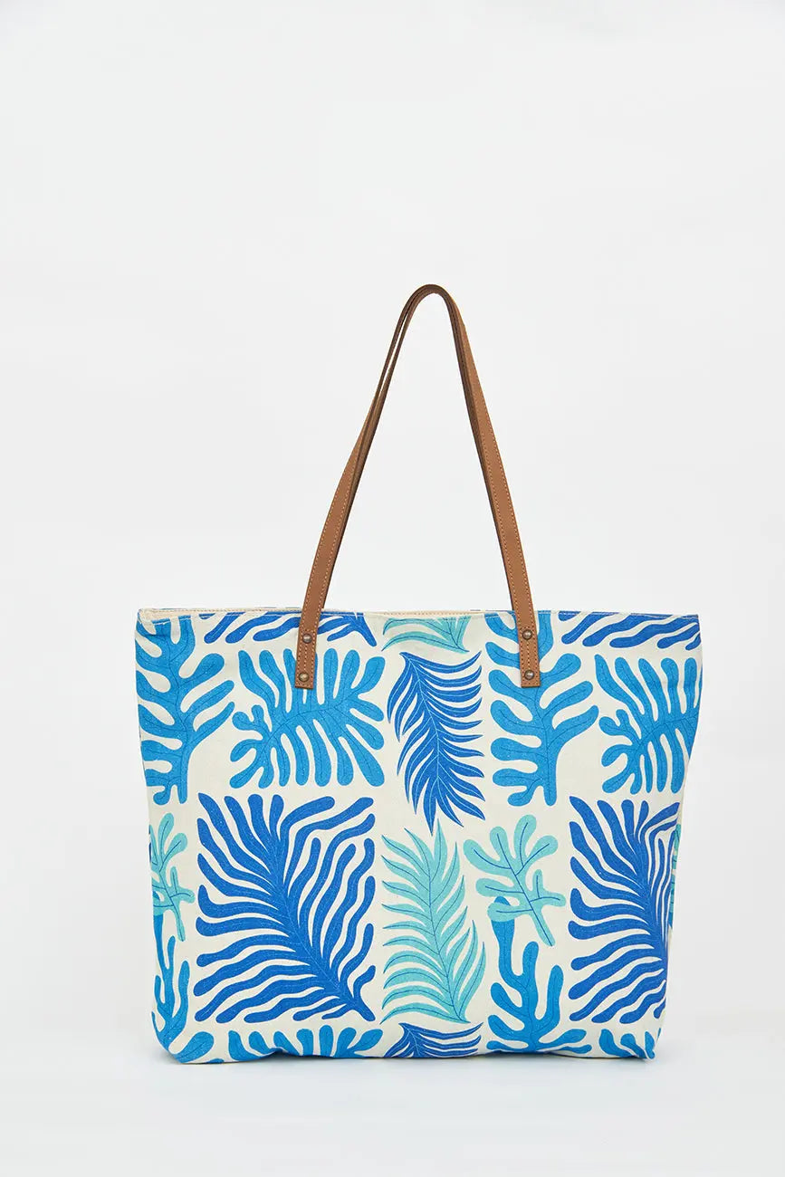 Bolso grande o clutch en algodón algas - Batela