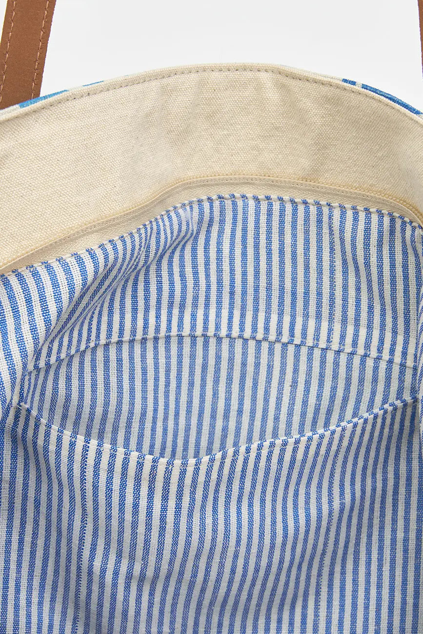 Bolso grande o clutch en algodón algas - Batela