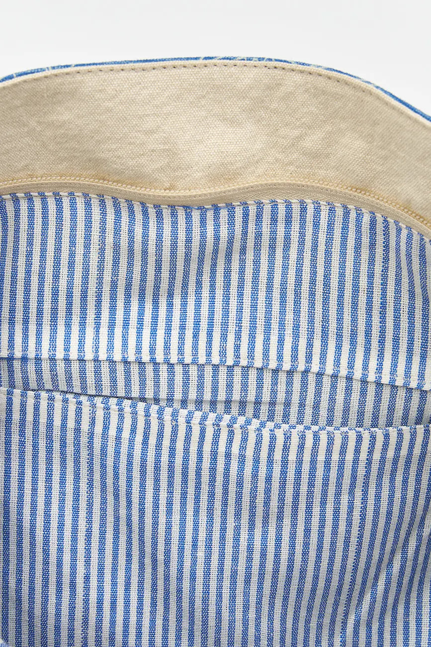 Bolso grande o clutch en algodón peces - BATELA