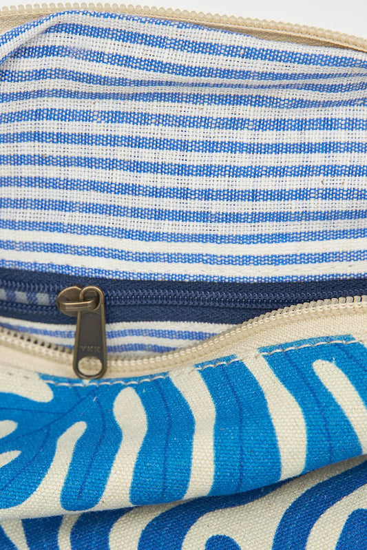 Bolso mediano o clutch en algodón algas - BATELA