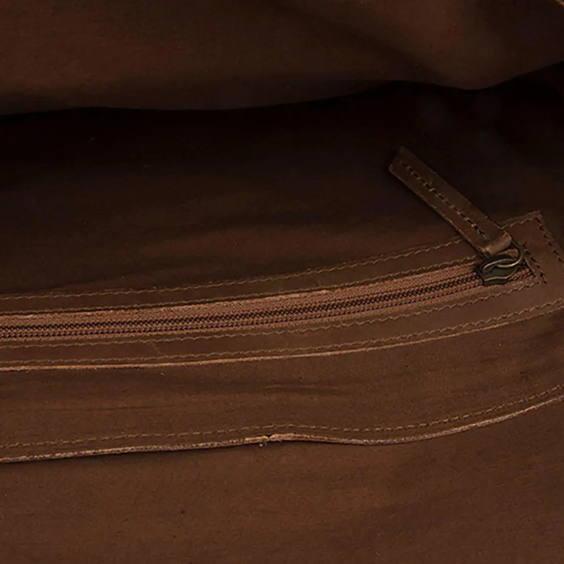 Bolso messenger de piel - D6940 Decoración Náutica Batela