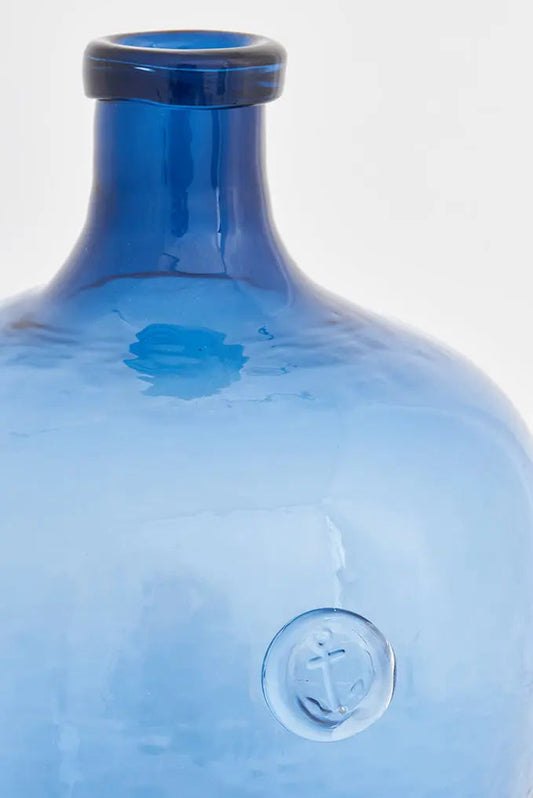 Botella de cristal con sello ancla ø: 27 cm - h: 37 cm Batela Deco 2024