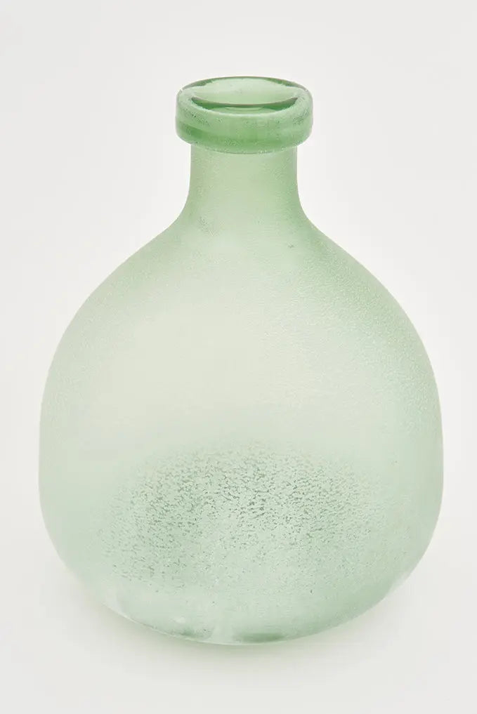 Botella o florero de cristal artesanal ø: 21 cm - h: 27 cm Batela Deco 2024